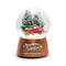 Roman Lehman's Musical Christmas Snow Globe, Red Truck Hauls Fresh Cut Tree and Dogs, Lehman's Logo Imprinted Music Box Base